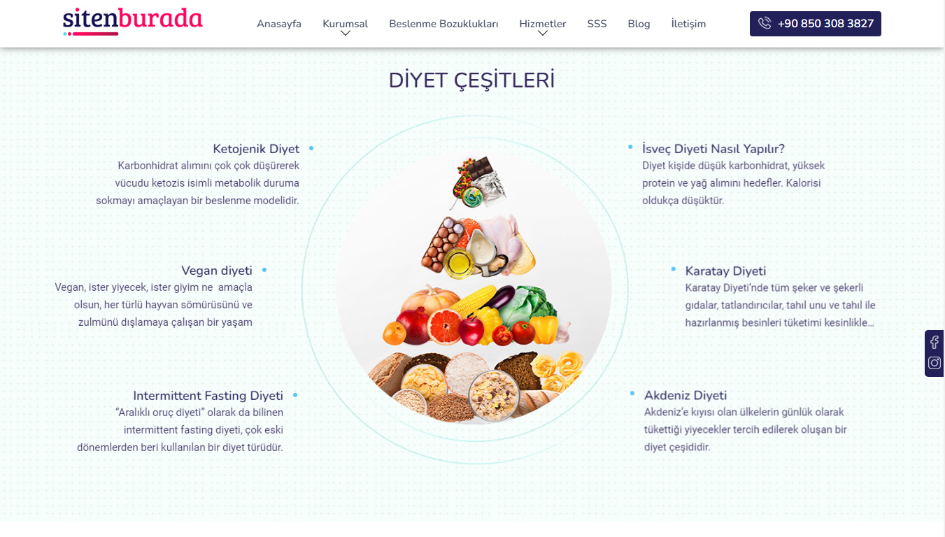 Diyetisyen Teması Diyetisyen Teması