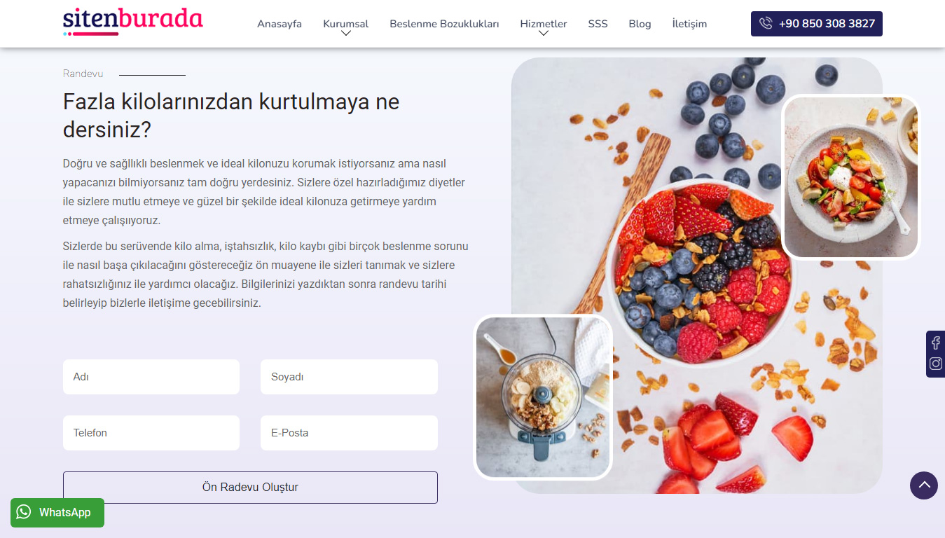 Diyetisyen Teması Diyetisyen Teması